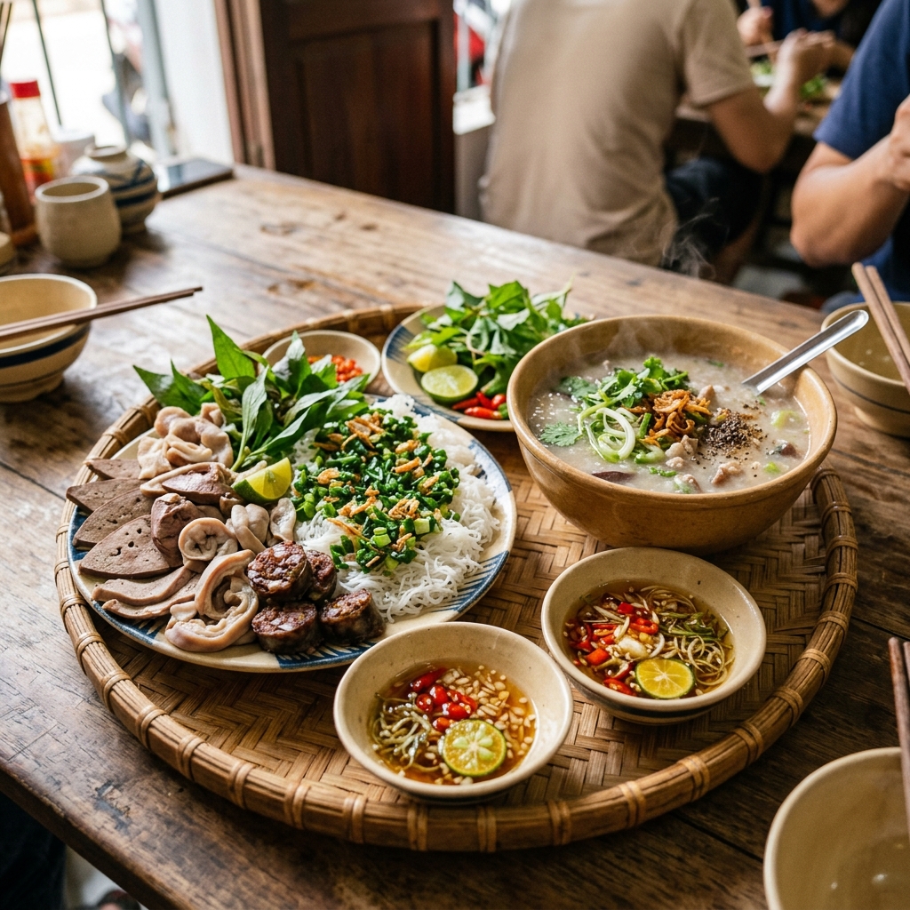 Bánh hỏi cháo lòng Quy Nhơn