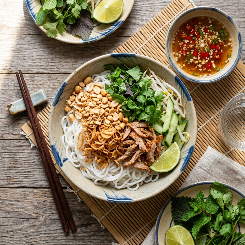 Bún khô Bồng Sơn Bình Định